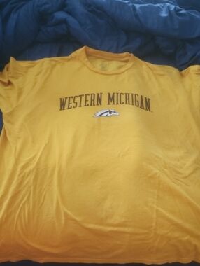 Western Michigan Gold Crewneck T‑Shirt